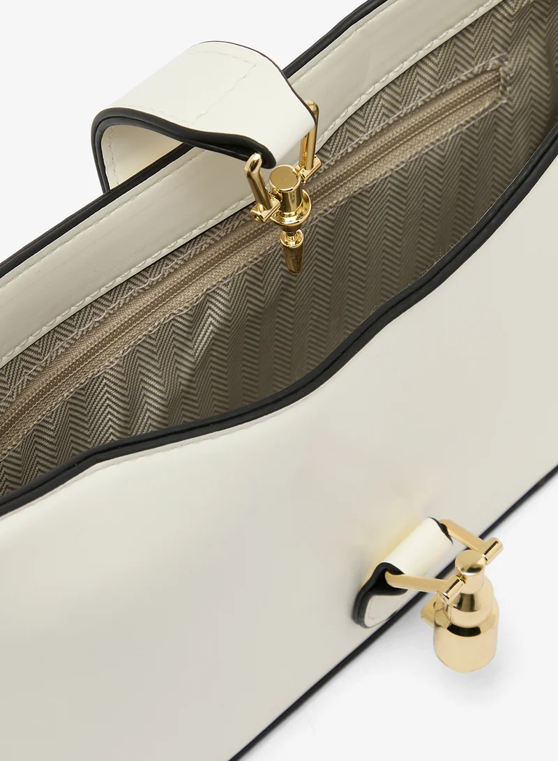 ELLA  Classic Shoulder Bag With Gold Accent for Women | Best Price UAE